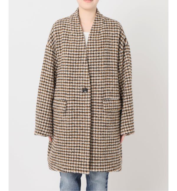 journal standard L'essage「《追加》SUPER140S/GIOLICA コクーンコート」|ノーカラーコート|