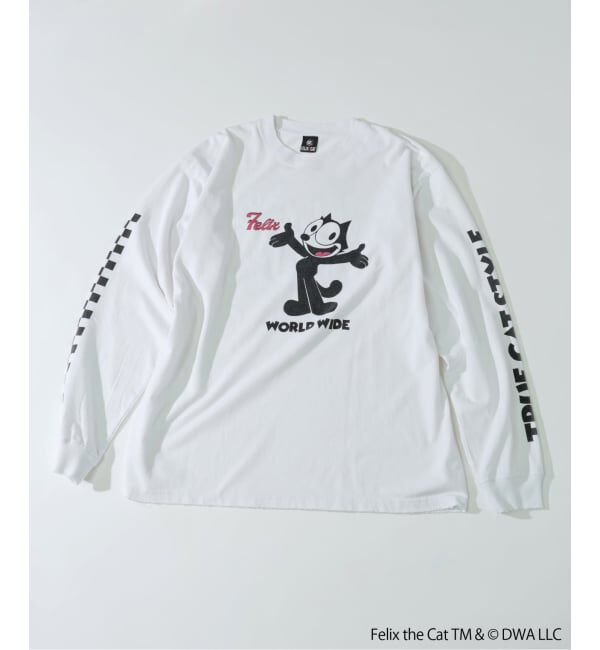 JOURNAL STANDARD relume「フィリックス・ザ・キャット &times; relume プリント ロング Tシャツ」|Tシャツ・カットソー|