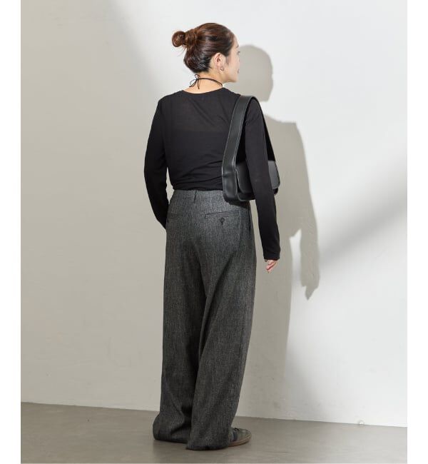 JOURNAL STANDARD「クルーネックコンパクトシアーロングT」|Tシャツ・カットソー|