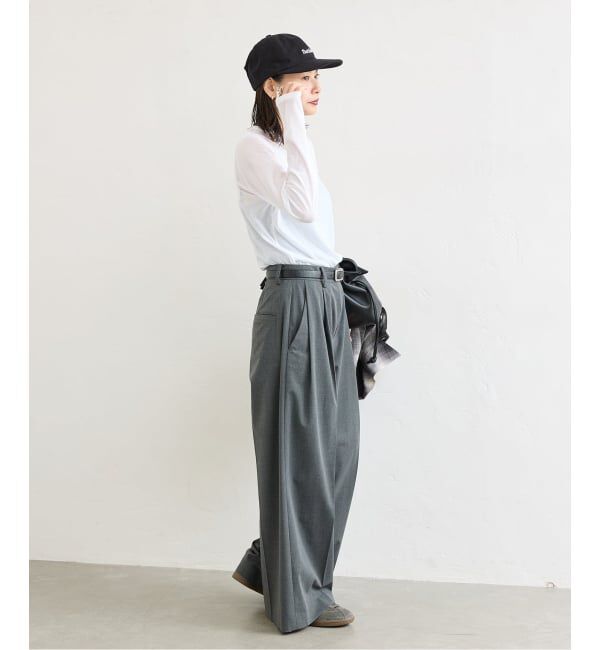 JOURNAL STANDARD「クルーネックコンパクトシアーロングT」|Tシャツ・カットソー|