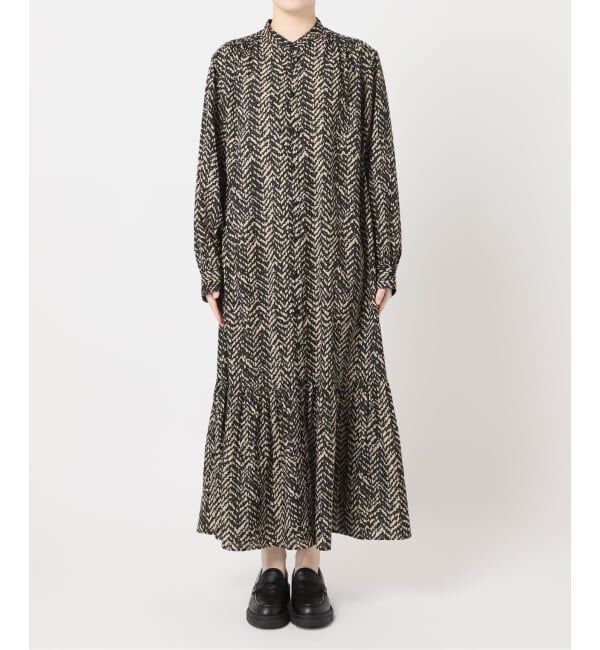 JOURNAL STANDARD「《WEB限定追加》ランダムヘリンボーンプリントワンピース」|ワンピース|