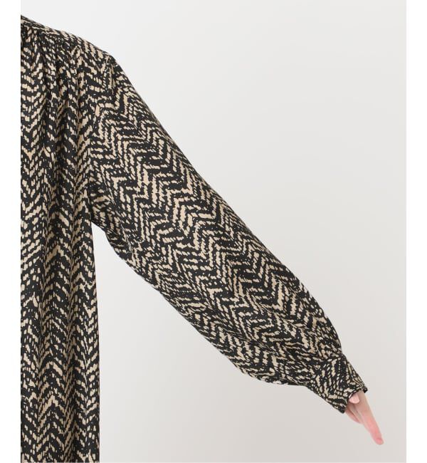 JOURNAL STANDARD「《WEB限定追加》ランダムヘリンボーンプリントワンピース」|ワンピース|