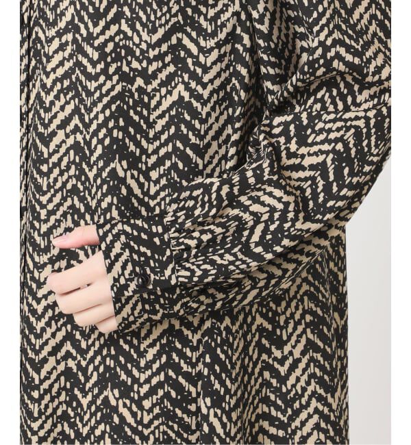 JOURNAL STANDARD「《WEB限定追加》ランダムヘリンボーンプリントワンピース」|ワンピース|