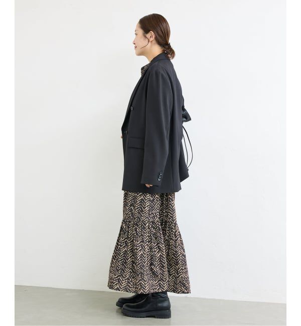 JOURNAL STANDARD「《WEB限定追加》ランダムヘリンボーンプリントワンピース」|ワンピース|