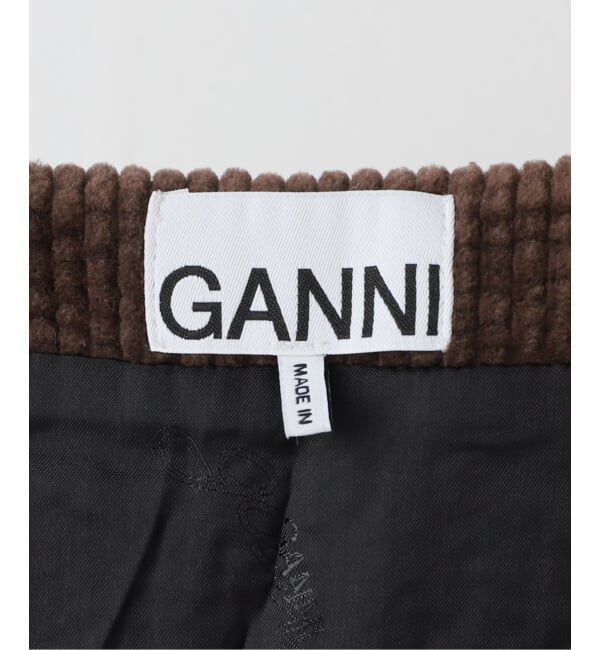journal standard L'essage「【GANNI/ガニー】 Seersucker Corduroy V-neck Mini Dr」|ワンピース|
