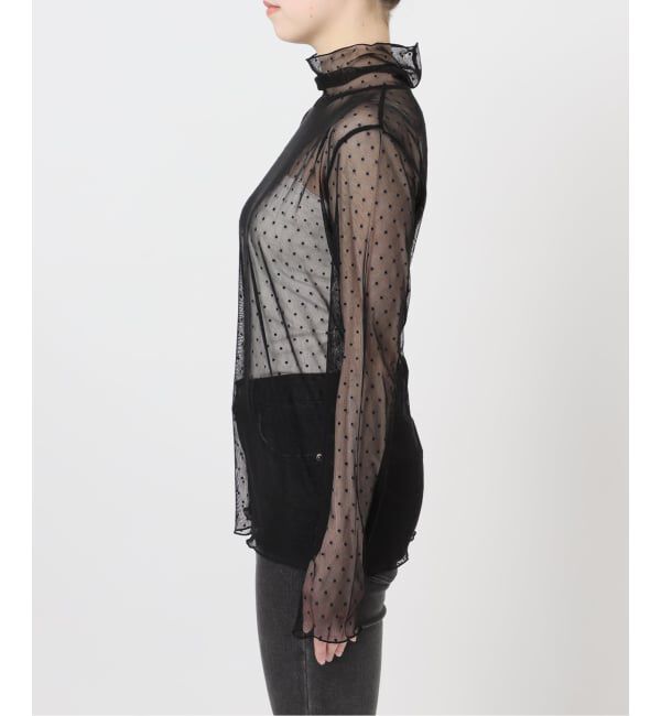 JOURNAL STANDARD relume「《追加》チュールドットハイネック」|Tシャツ・カットソー|