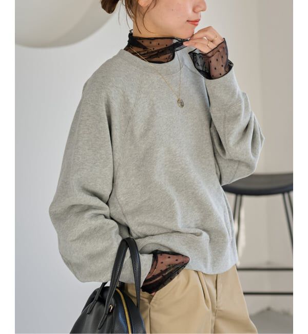 JOURNAL STANDARD relume「《追加》チュールドットハイネック」|Tシャツ・カットソー|