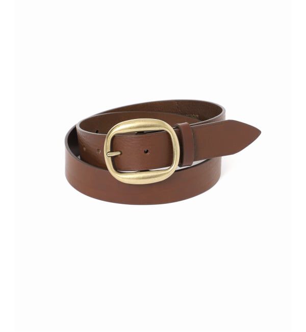 journal standard L'essage「《追加3》【MAISON BOINET/メゾンボワネ】35MM CASUAL BELT IN CALF：ベルト」|ベルト|ブラウン