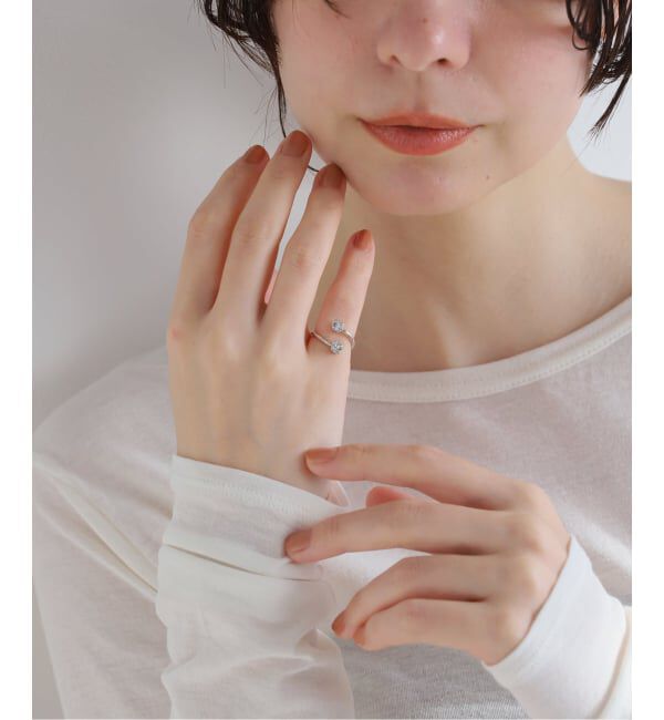 Oriens JOURNAL STANDARD「【JUSTINE CLENQUET/ジャスティーヌ クランケ】 JUNO MID RING」|リング|