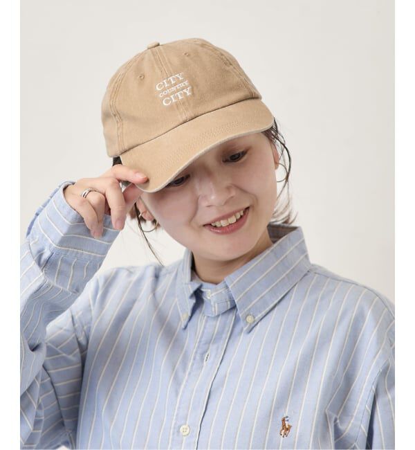 JOURNAL STANDARD「《予約》【City Country City/シティーカントリーシティー】シシュウCAP」|キャップ・キャスケット|ベージュ