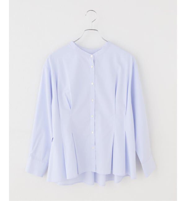 JOURNAL STANDARD relume「タックペプラムブラウス」|シャツ・ブラウス|サックスブルー