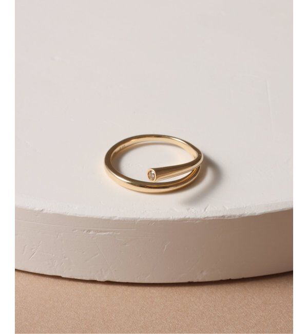 Lilas by Spick&Span「べゼルダイヤリング K10」|リング|