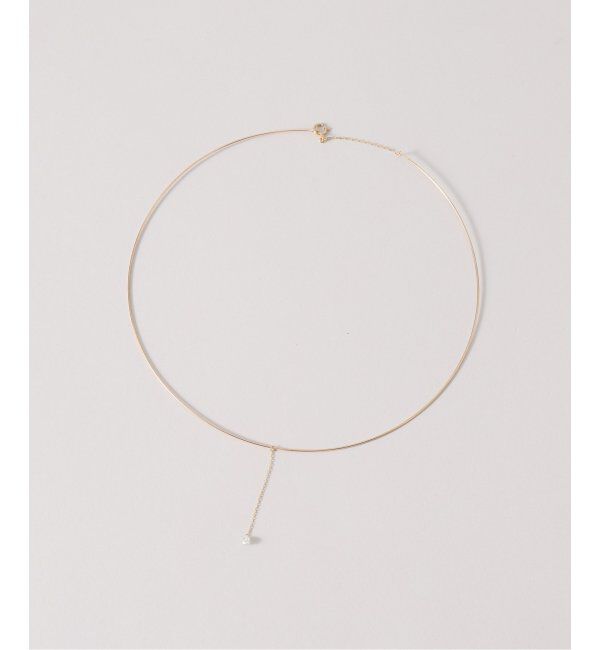 Lilas by Spick&Span「ホールダイヤ1ピースチェーンチョーカー0.16ct K10」|ネックレス|