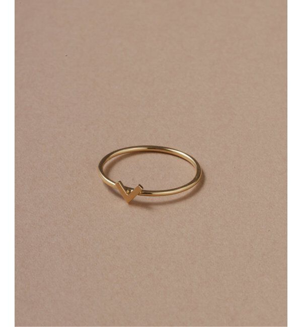 Lilas by Spick&Span「《WEB限定》Vラインリング K10」|リング|