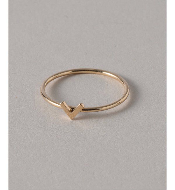 Lilas by Spick&Span「《WEB限定》Vラインリング K10」|リング|