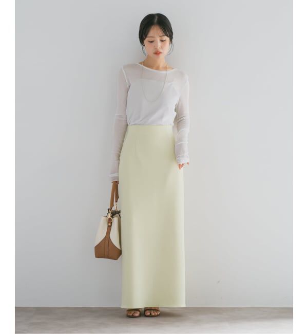 NOBLE「《追加3》シアーテレコロングスリーブプルオーバー」|Tシャツ・カットソー|