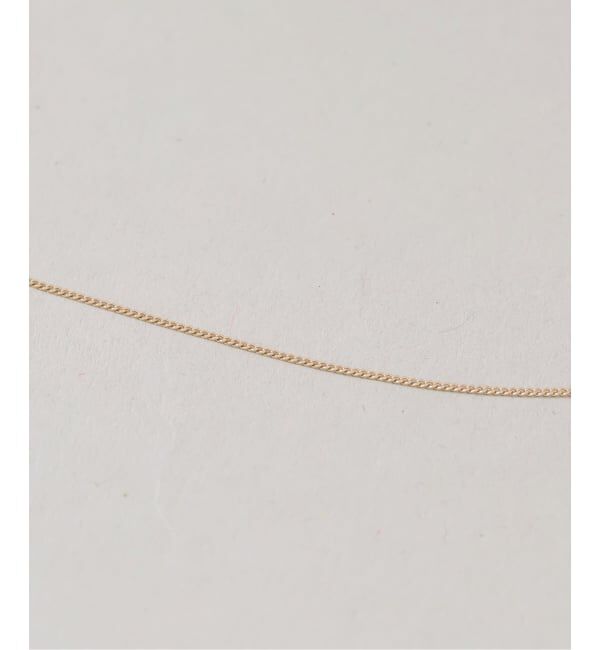 Lilas by Spick&Span「《WEB限定》スライスオニキスサークルネックレス K10」|ネックレス|