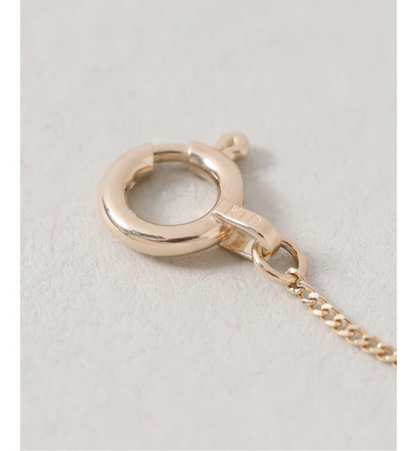 Lilas by Spick&Span「《WEB限定》スライスオニキスサークルネックレス K10」|ネックレス|