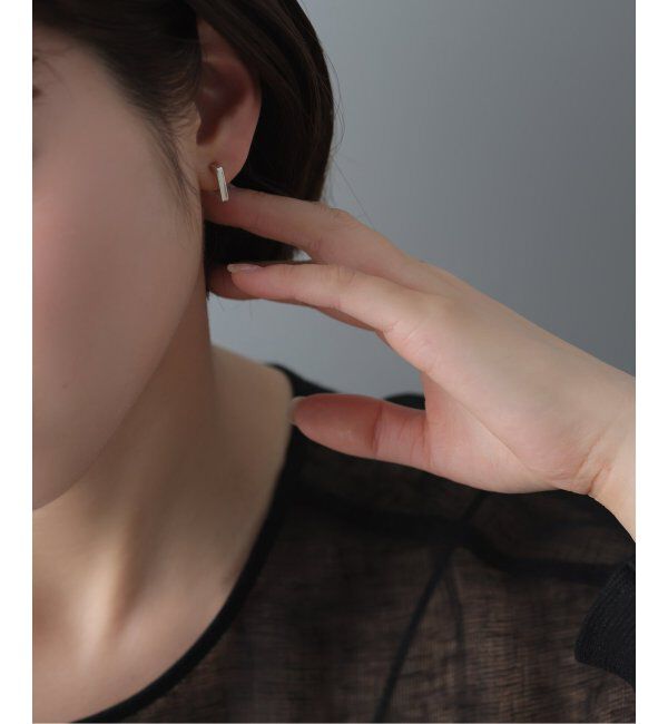 Spick and Span「【SAMH by LILAS】カフイヤリングスクエア SV（片耳）」|イヤーカフ|