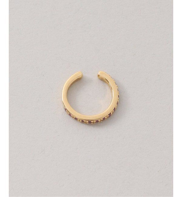 Spick and Span「《WEB限定》【SAMH by LILAS】イヤーカフロードライトガーネットSV(片耳)」|イヤーカフ|