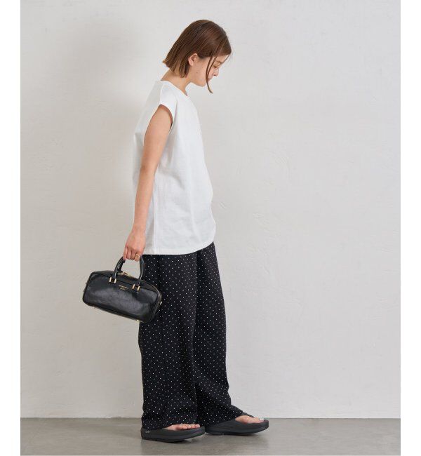 U by SPICK&SPAN「《追加》プリント天竺ストレートパンツ」|その他|
