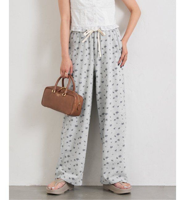 U by SPICK&SPAN「《追加》プリント天竺ストレートパンツ」|その他|