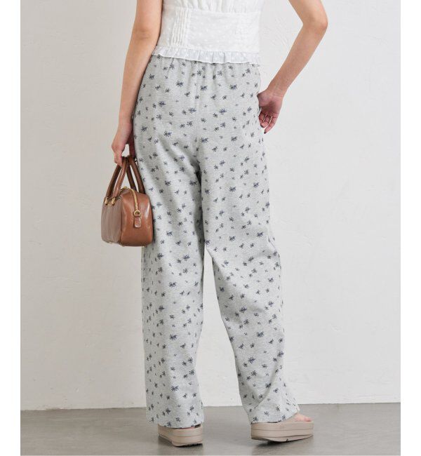 U by SPICK&SPAN「《追加》プリント天竺ストレートパンツ」|その他|