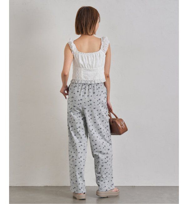 U by SPICK&SPAN「《追加》プリント天竺ストレートパンツ」|その他|