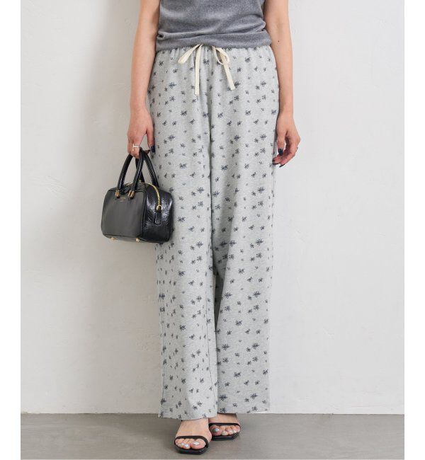 U by SPICK&SPAN「《追加》プリント天竺ストレートパンツ」|その他|