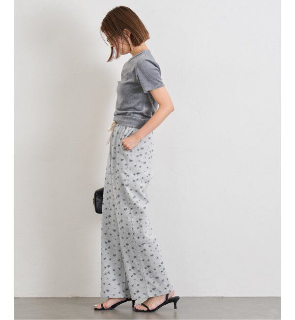 U by SPICK&SPAN「《追加》プリント天竺ストレートパンツ」|その他|