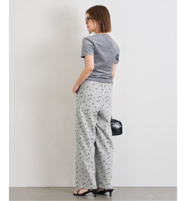 U by SPICK&SPAN「《追加》プリント天竺ストレートパンツ」|その他|