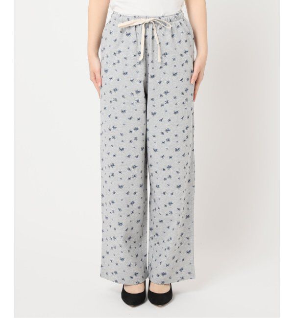 U by SPICK&SPAN「《追加》プリント天竺ストレートパンツ」|その他|