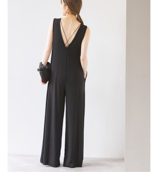 NOBLE「《NOBLE別注》determ/デターム Collagen V-Back jumpsuit」|オールインワン|