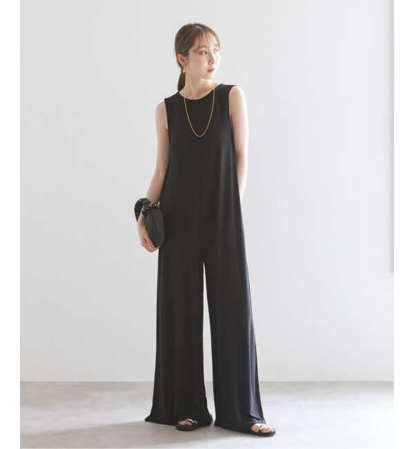 NOBLE「《NOBLE別注》determ/デターム Collagen V-Back jumpsuit」|オールインワン|