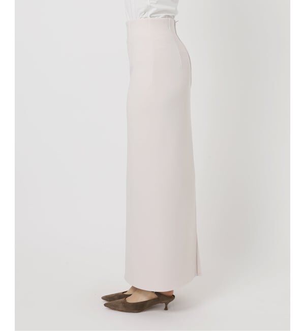 NOBLE「《追加》【洗える】コンフォートジャージーライクタイトスカート 5」|スカート|