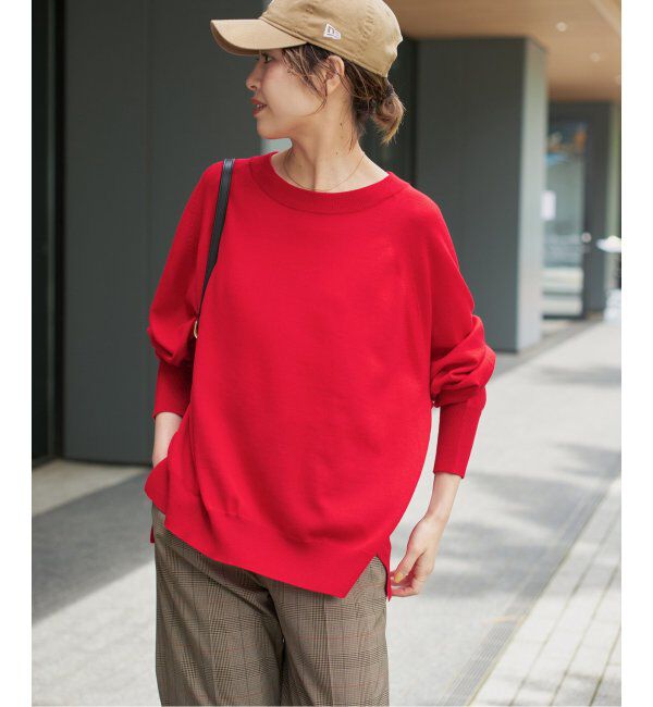 Spick and Span「ウォッシャブルラグランスリーブプルオーバー」|ニット・セーター|