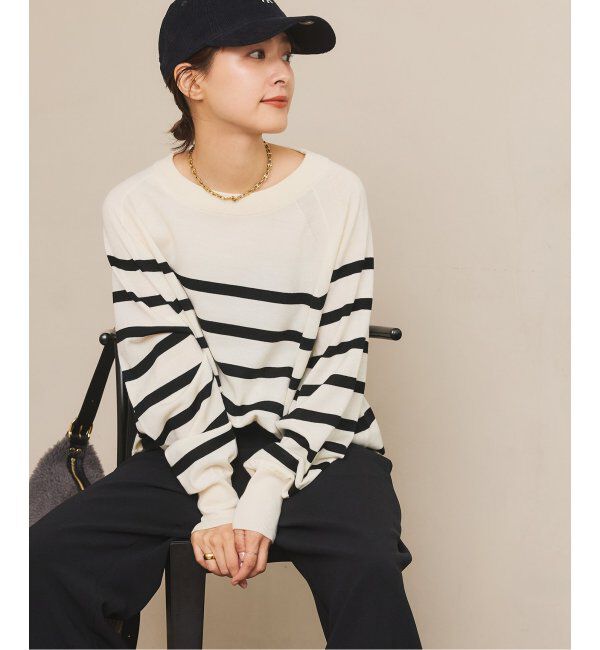 Spick and Span「ウォッシャブルラグランスリーブプルオーバー」|ニット・セーター|