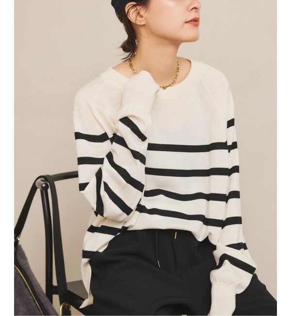 Spick and Span「ウォッシャブルラグランスリーブプルオーバー」|ニット・セーター|