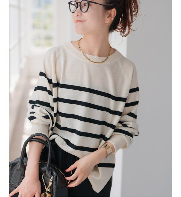 Spick and Span「ウォッシャブルラグランスリーブプルオーバー」|ニット・セーター|