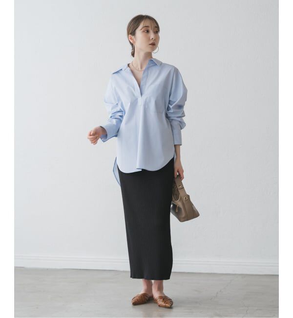NOBLE「イージーケアコットンスキッパーシャツ」|シャツ・ブラウス|