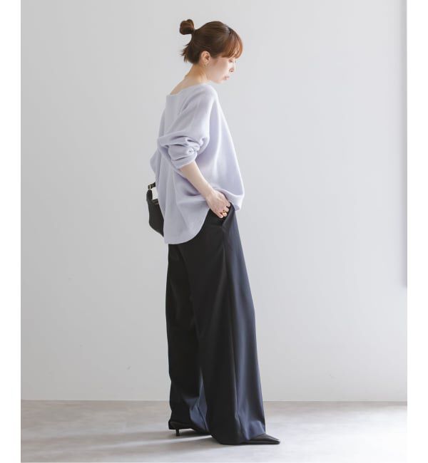 NOBLE「《WEB・一部店舗限定追加2》ファインウールドルマンプルオーバー」|ニット・セーター|