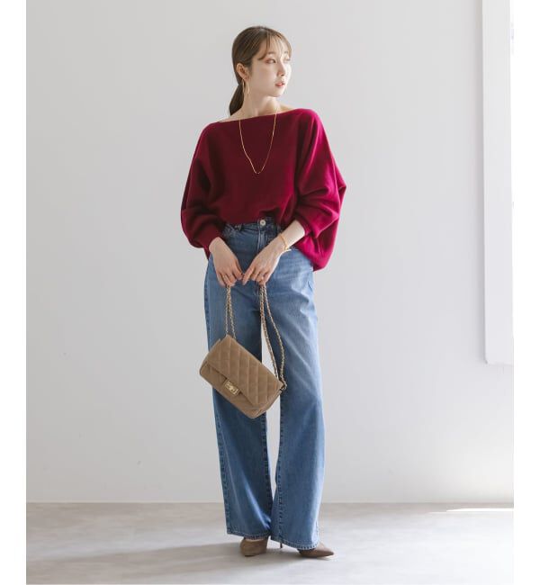 NOBLE「《WEB・一部店舗限定追加2》ファインウールドルマンプルオーバー」|ニット・セーター|