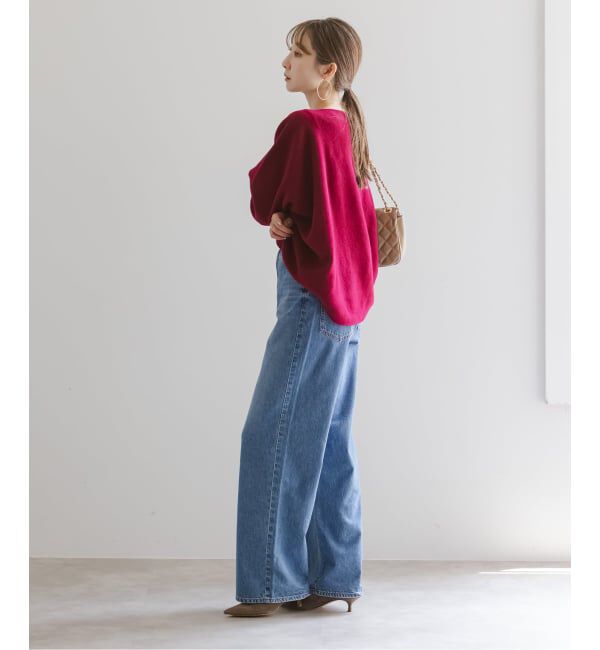 NOBLE「《WEB・一部店舗限定追加2》ファインウールドルマンプルオーバー」|ニット・セーター|