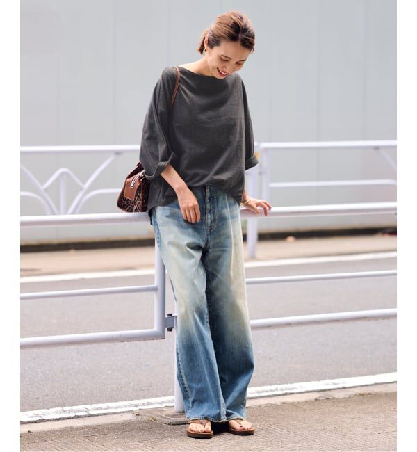 FRAMeWORK「トップニュアンスTee」|Tシャツ・カットソー|