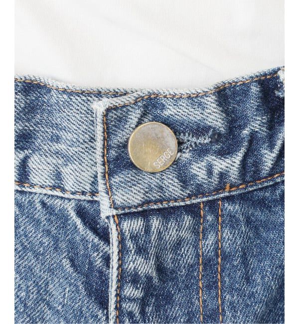 NOBLE「SERGE/サージ REMAKE DARTS PANTS」|デニム|