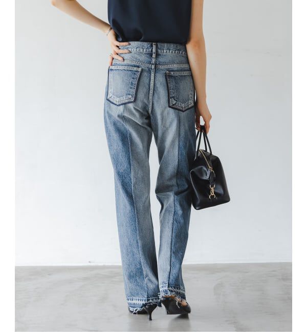 NOBLE「SERGE/サージ REMAKE DARTS PANTS」|デニム|