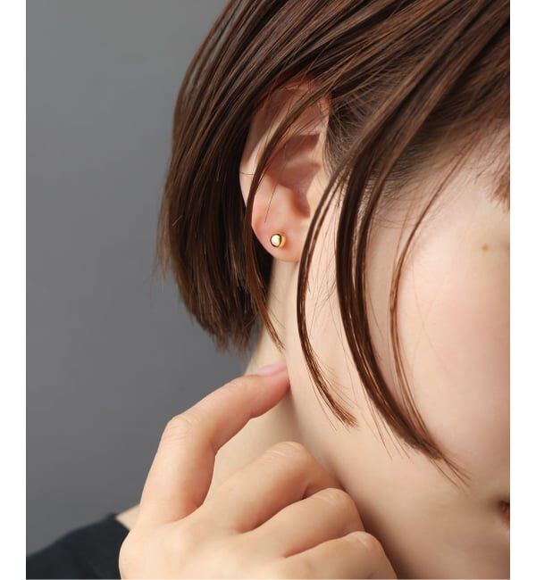 Lilas by Spick&Span「5mmボールピアス K18（両耳）」|ピアス|