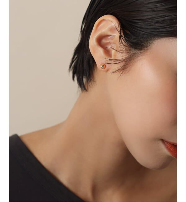Lilas by Spick&Span「5mmボールピアス K18（両耳）」|ピアス|