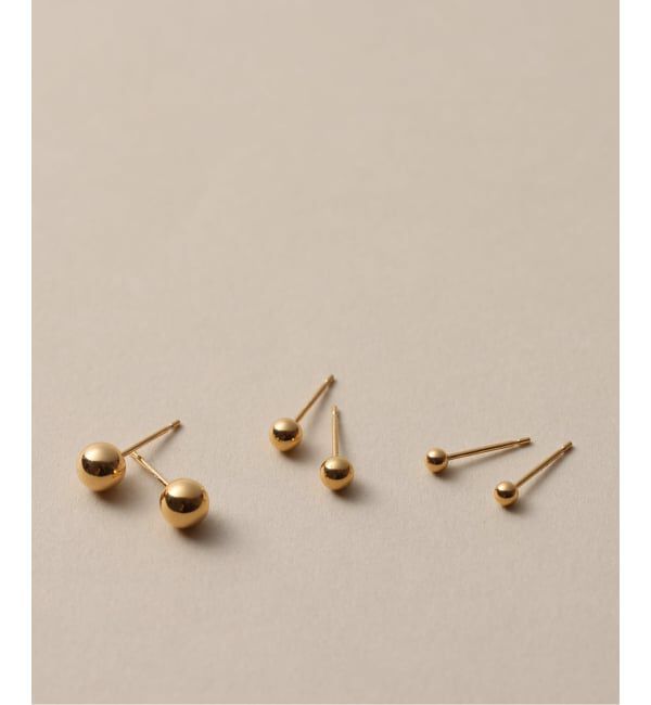 Lilas by Spick&Span「5mmボールピアス K18（両耳）」|ピアス|