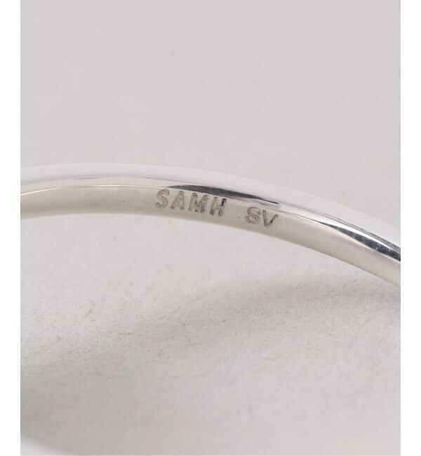 Spick and Span「【SAMH by LILAS】ダイヤモンドカットオニキスリング SV」|リング|